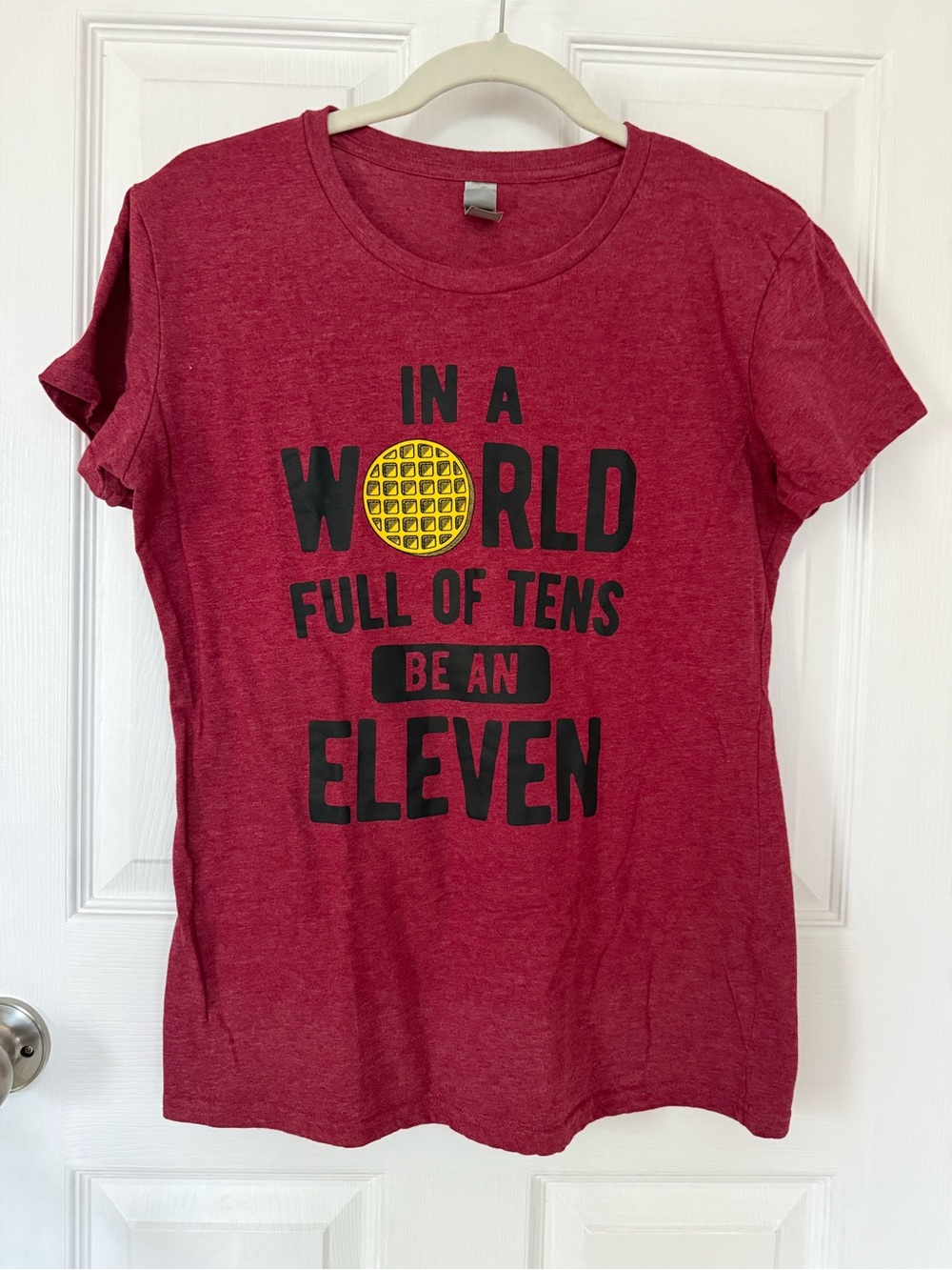 Stranger Things Maroon Crewneck Tee